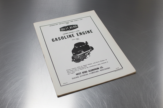 West Bend 580 (3 port) Parts Manual